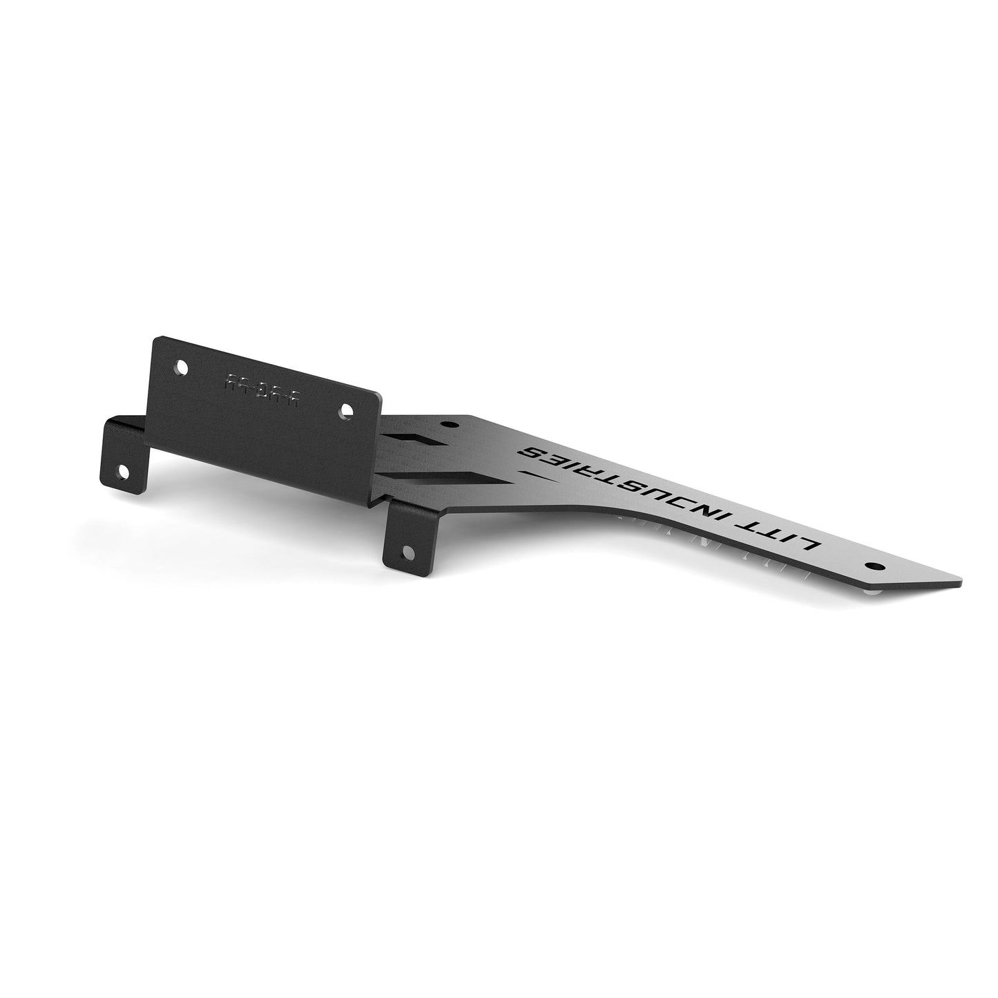 One metal bracket unmounted to a ridgid toolbox for a Pro R