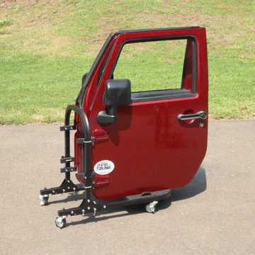 Folding Rolling Door Cart (2-Door)