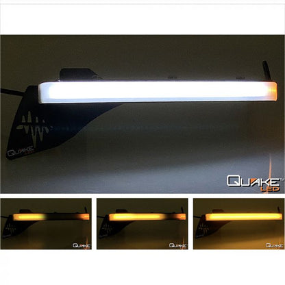 Jeep Wrangler JL Gladiator JT 9.5 x 0.75 Inch Slim Chop Kit DRL with Sequential Switchback Turn Signal and Side Marker Light