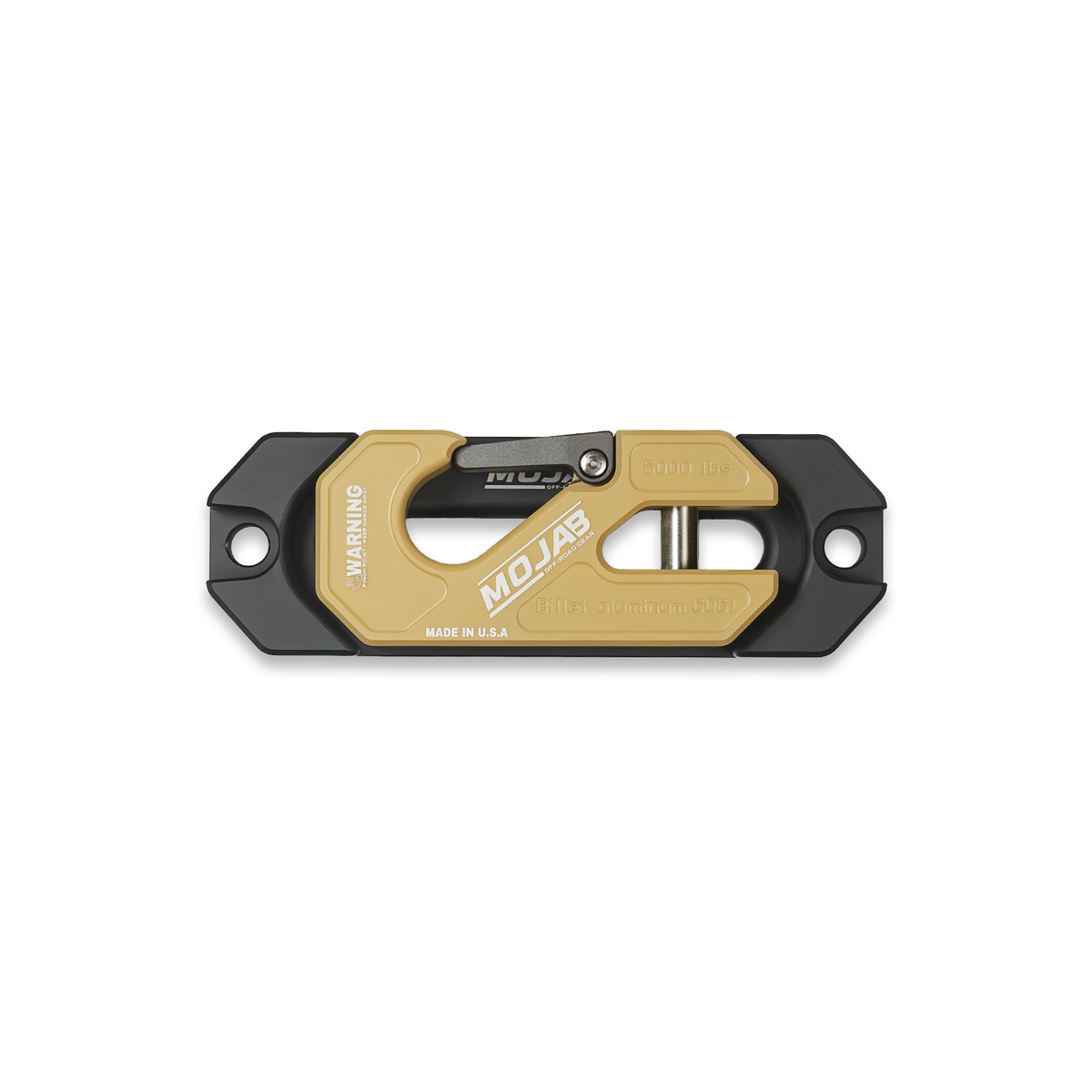 MOJAB UTV/SXS Aluminum Recessed Winch Shackle with Fairlead Kit