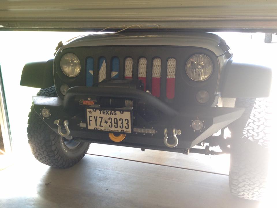 Texas State Flag Grille Insert