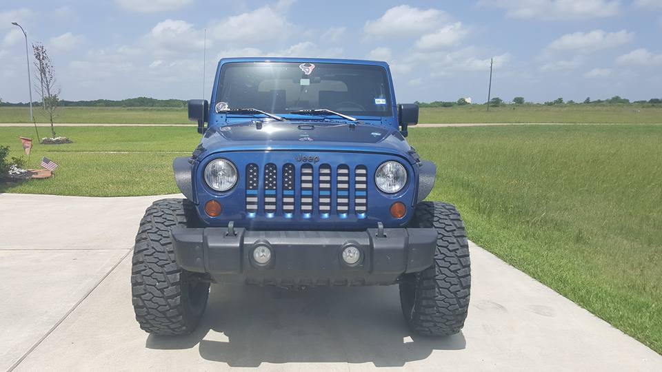 American Tactical Back the Blue Grille Insert