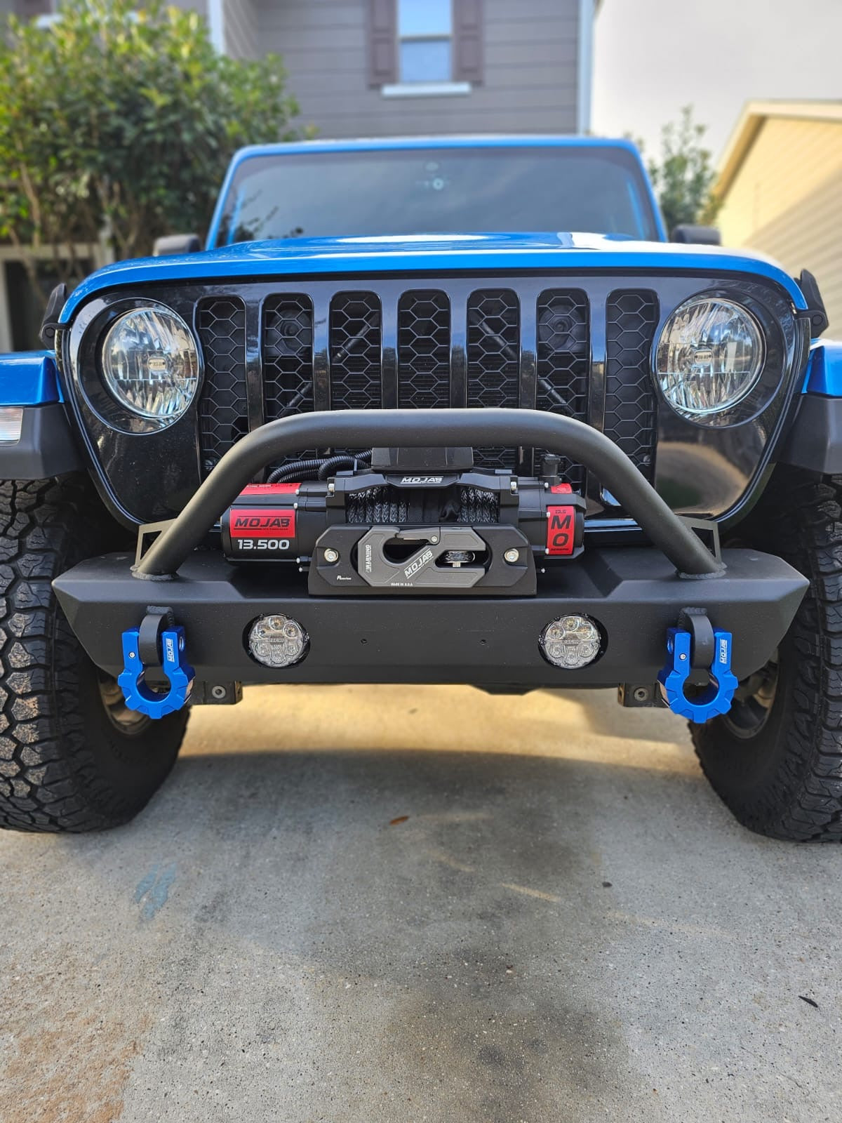 MOJAB Aluminum Recessed Winch Shackle with Fairlead Kit