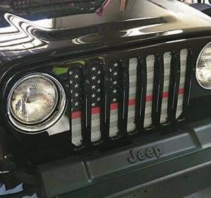 Ghost Tactical Back the Red American Flag Grille Insert