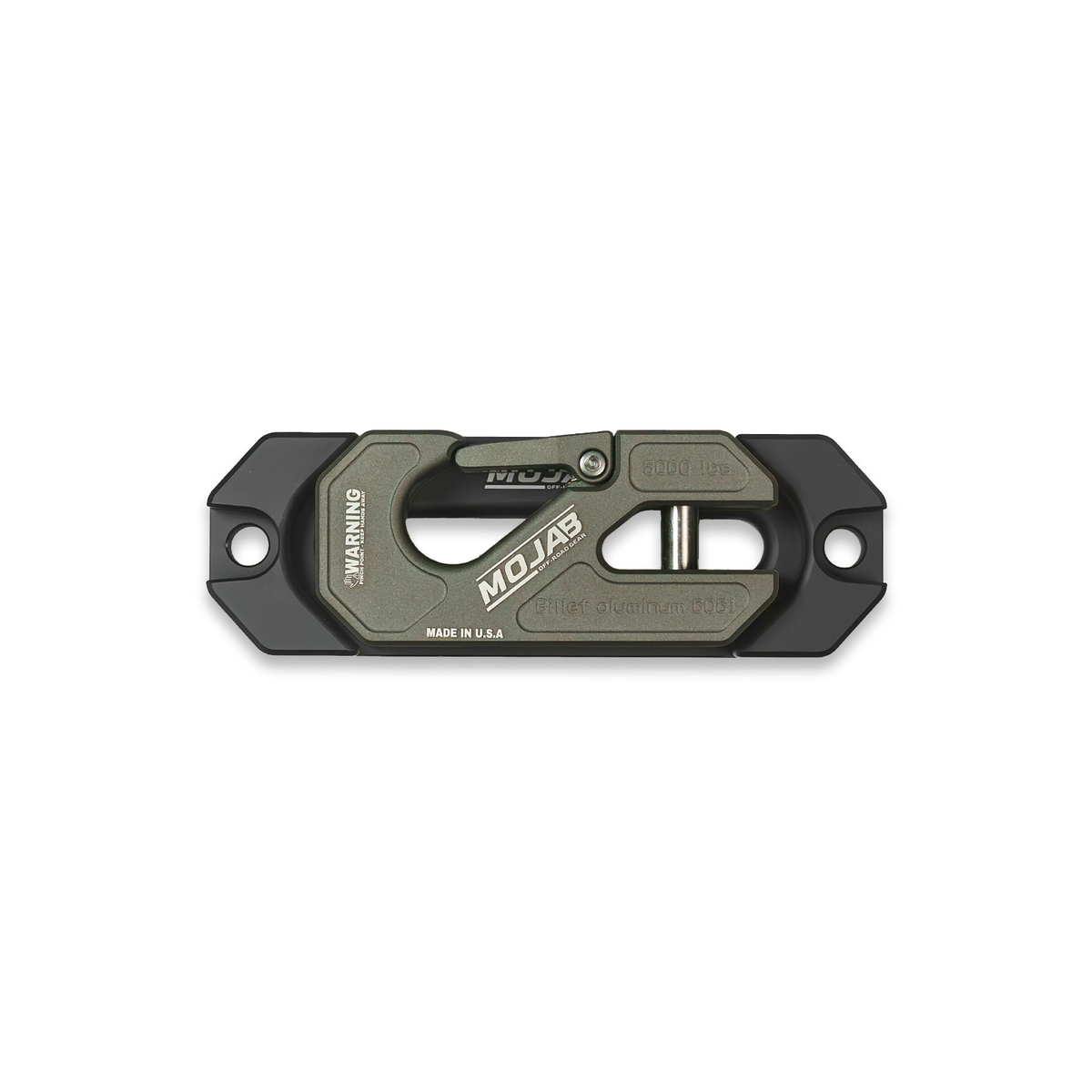 MOJAB UTV/SXS Aluminum Recessed Winch Shackle with Fairlead Kit