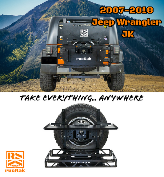 The Grunt Modular Cargo System Cargo Carrier / Bike Rack – Jeep Wrangler (2007-2018 JK)