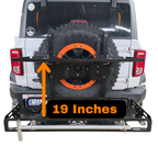 Swing Away Hitch Cargo Carrier & Bike Rack for SUVs, Trucks & RVs | rucRak GUNNY