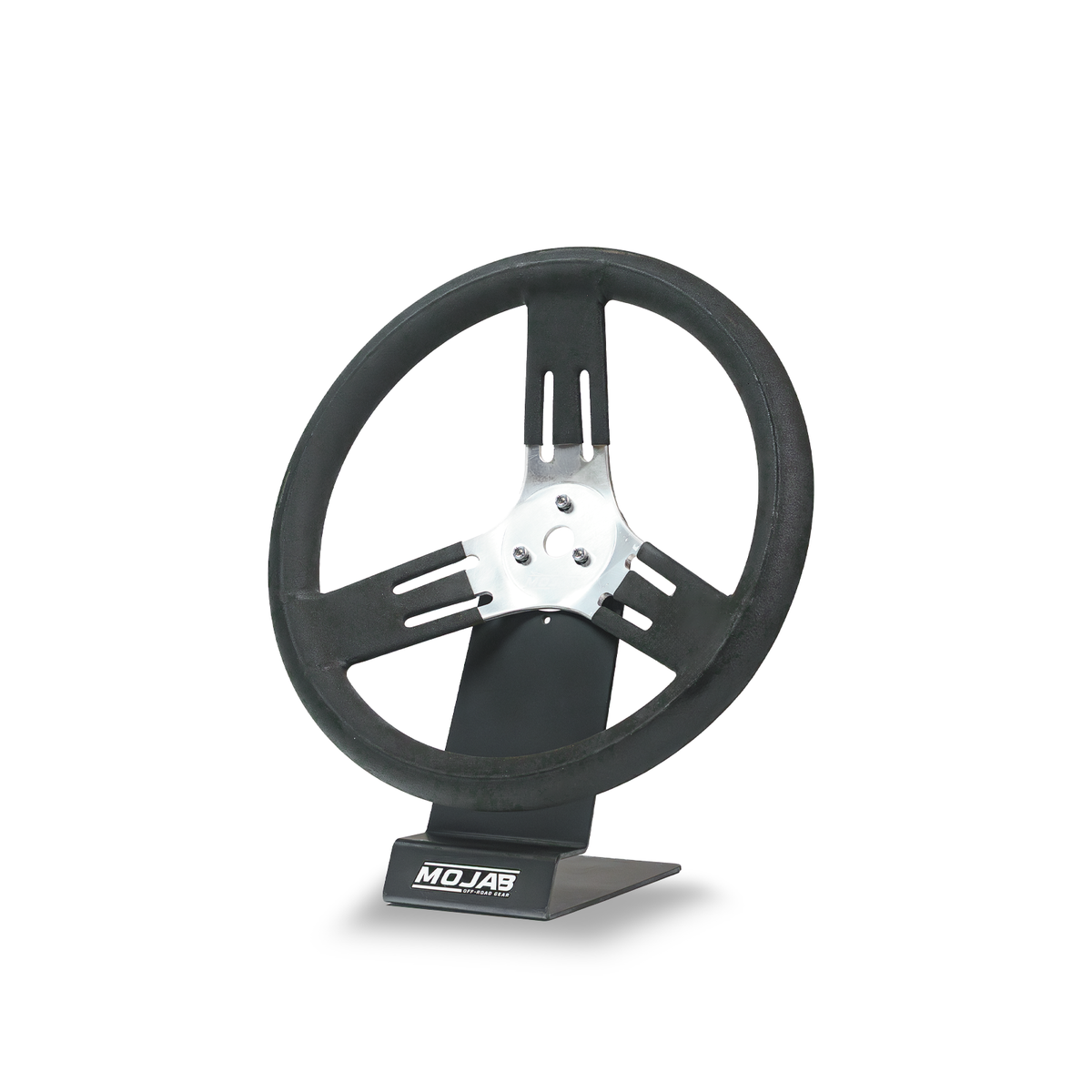 MOJAB 13" Aluminum Steering Wheel – 3-Bolt Pattern - Extended coating spokes