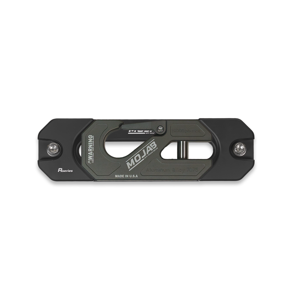 MOJAB Aluminum Recessed Winch Shackle with Fairlead Kit