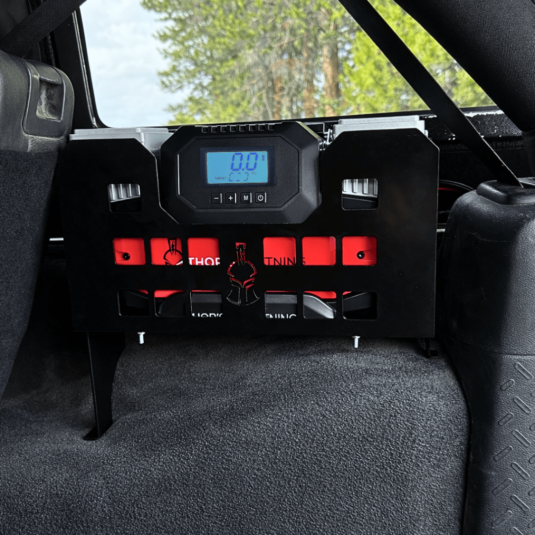 Thor's Lightning Refuge MOLLE Portable Air Compressor Storage Mount for Jeep Wrangler JKU 2007-2018