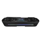 Jeep JT Gladiator Loaded Under Rear Seat Subwoofer Enclosure with 4 X 8" ZR8.2D, Leather Wrapped and Digital LED Lights | 1800 Watts RMS @ 1-Ohm