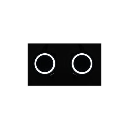 Jeep JK/CJ/TJ 7IN Headlights w/White DRL Halo and Amber Turn Signals