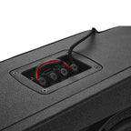 Jeep JT Gladiator Loaded Under Rear Seat Subwoofer Enclosure with 4 X 8" ZR8.2D, Leather Wrapped and Digital LED Lights | 1800 Watts RMS @ 1-Ohm