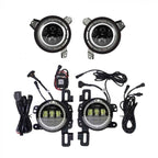 Jeep Wrangler JL/Gladiator 9 Inch HD Headlights 4 Inch HD Fog Lights