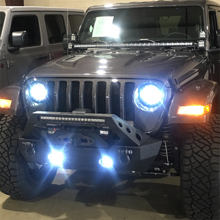 Jeep Wrangler JL/Gladiator 9 Inch HD Headlights 4 Inch HD Fog Lights