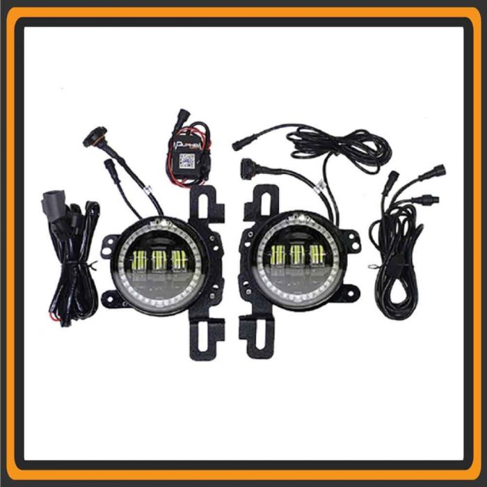 Jeep Wrangler JL/Gladiator 4 Inch HD Fog Lights
