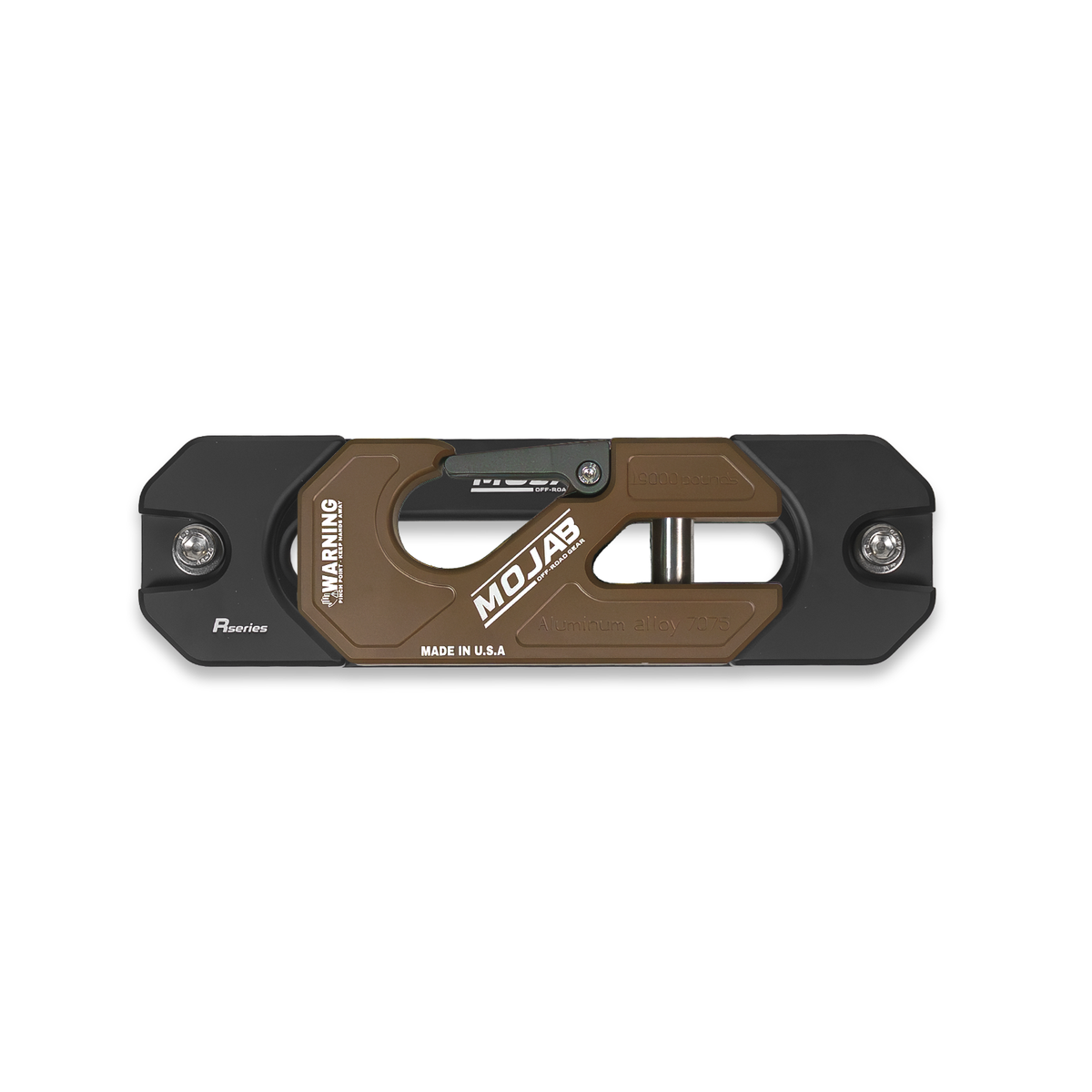 MOJAB Aluminum Recessed Winch Shackle with Fairlead Kit