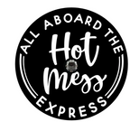 All Aboard The Hot Mess Express Spare Tire Cover