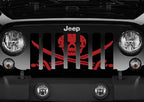 Platinum Ahoy Matey Dark Red Pirate Flag Grille Insert