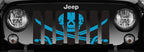 Ahoy Matey Oasis Blue Pirate Flag Grille Insert