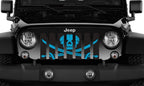 Platinum Ahoy Matey Oasis Blue Pirate Flag Grille Insert