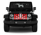 Platinum Ahoy Matey Pirate Flag Red Grille Insert
