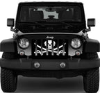 Platinum Ahoy Matey Pirate Flag Grille Insert