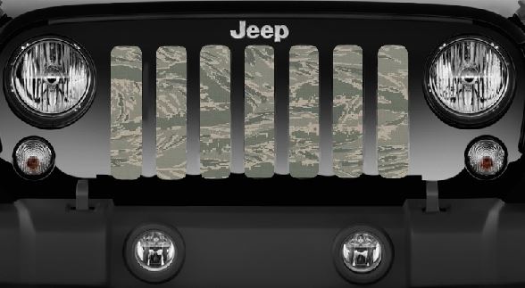 Vietnam War Tiger Stripe Camo Grille Insert