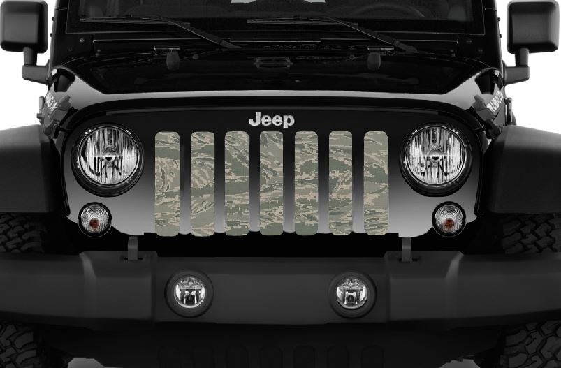 Vietnam War Tiger Stripe Camo Grille Insert