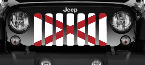 Alabama State Flag Grille Insert