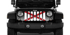 Alabama State Flag Grille Insert
