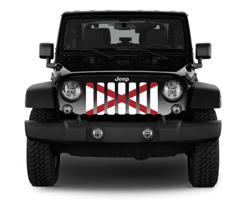 Alabama State Flag Grille Insert