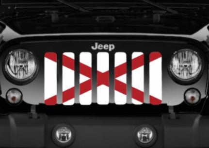 Alabama State Flag Grille Insert