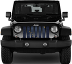 Alaska Grunge State Flag Grille Insert