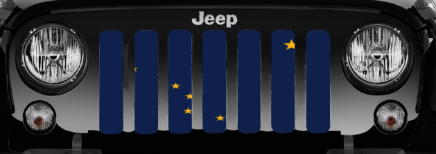 Alaska State Flag Grille Insert