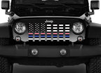 American Black and White Back the Blue and Nurses Grille Insert