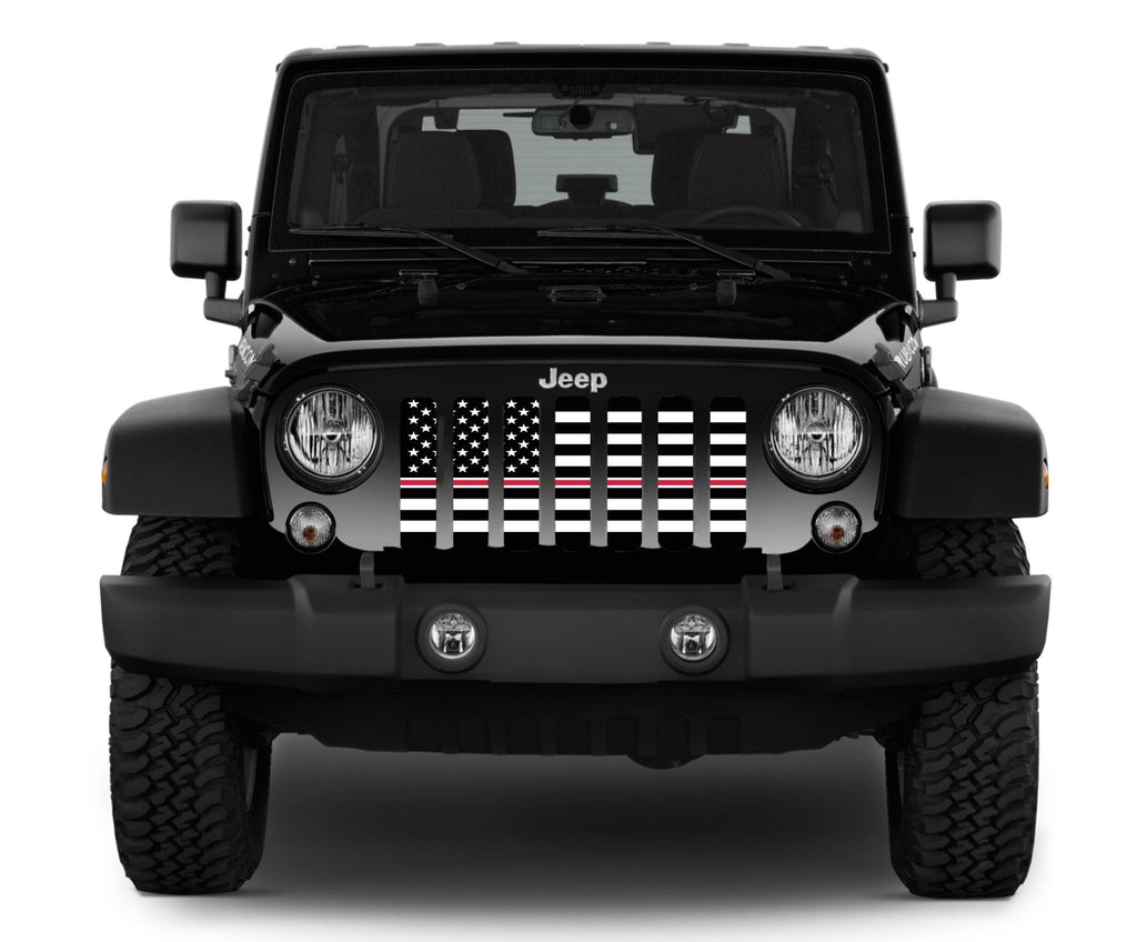 American Black and White Corrections Nurse Stripe Grille Insert