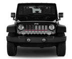 American Black and White Corrections Nurse Stripe Grille Insert