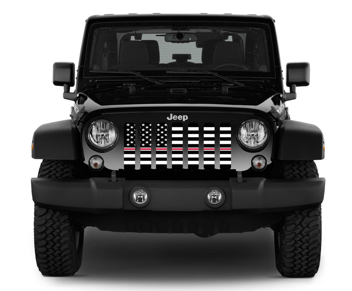 American Black and White Corrections Nurse Stripe Grille Insert