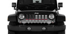 American Black and White Corrections Nurse Stripe Grille Insert