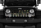 American Flag Woodland Camo Grille Insert