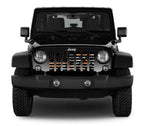 American Orange Camo Grille Insert