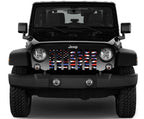 American Patriotic Camo Flag Grille Insert