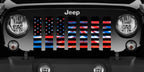 American Patriotic Tie Dye Grille Insert