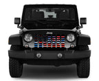American Patriotic Tie Dye Grille Insert