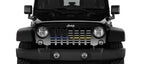 American Tactical Back the Blue and Gold Grille Insert
