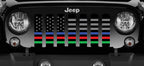 Hold the Line Back the Blue, Red, Green Grille Insert