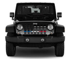 American Tactical - Back the Blue, Red and White Grille Insert