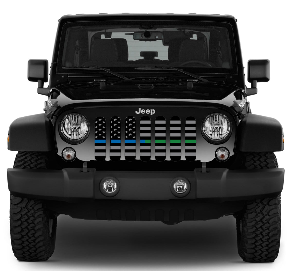 American Tactical Thin Blue and Thin Green Line Grille Insert