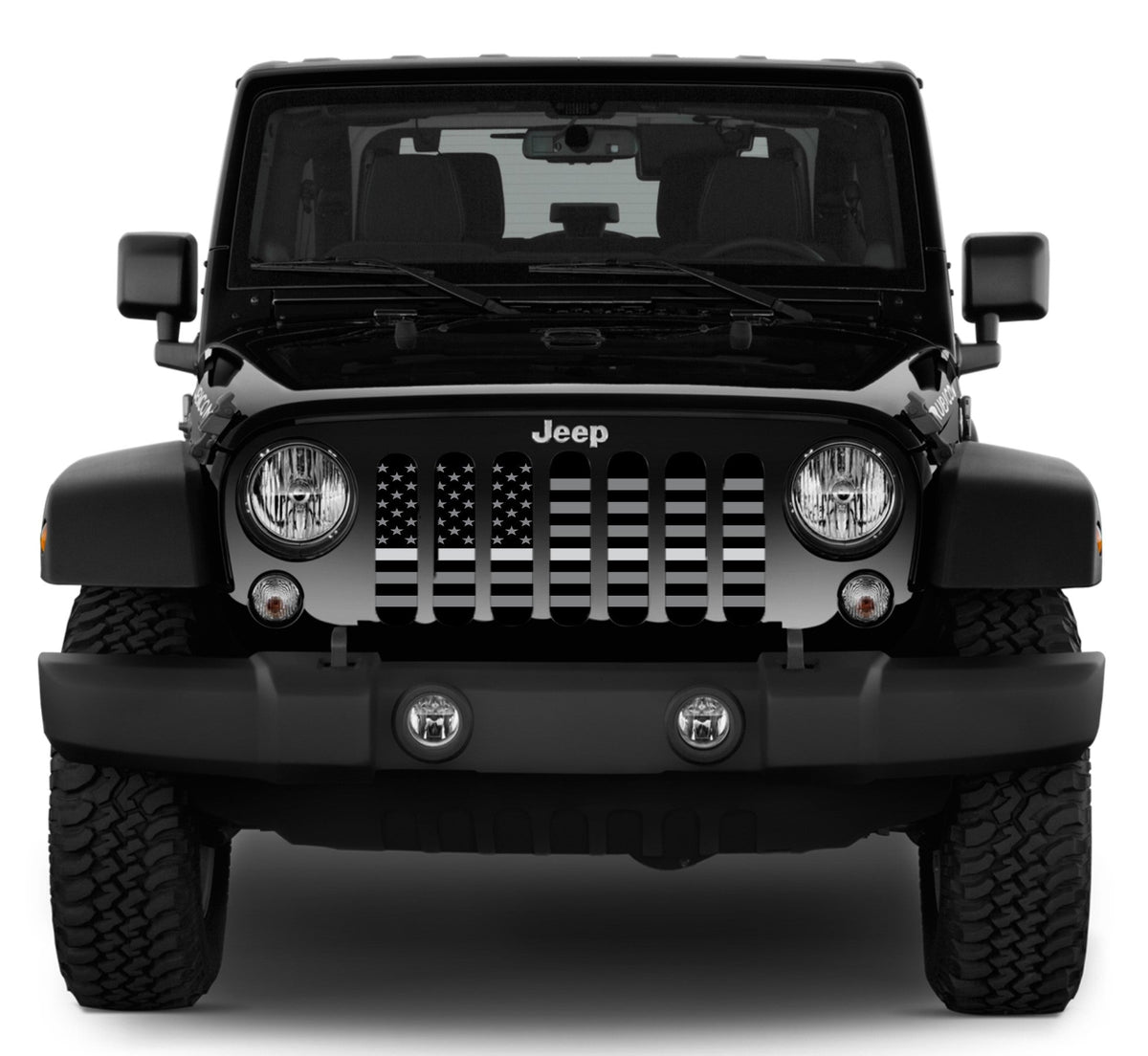 American Tactical Silver Stripe Grille Insert - Corrections